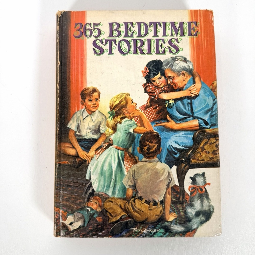 VTG 365 Bedtime Stories Whitman Publishing 1955 Story a Day Nan Gilbert Vintage